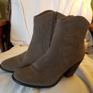 Suede ankle boots